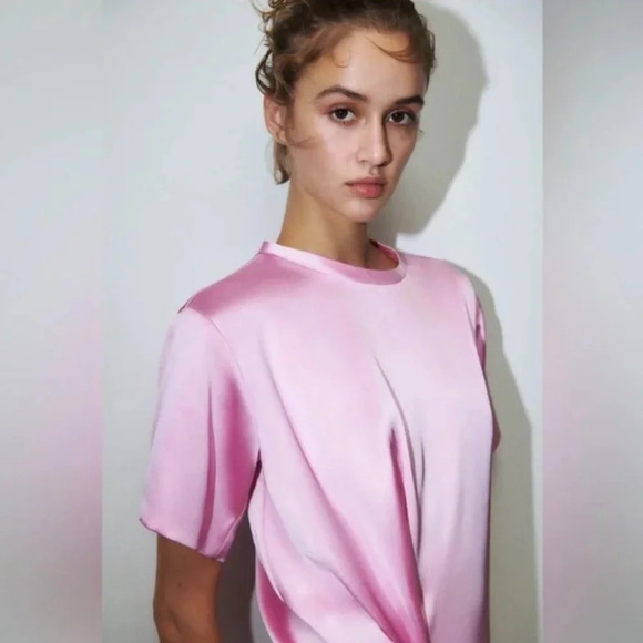 Zara Pink Mini Dress - Picture 3 of 7